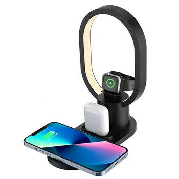 Caricabatterie senza fili multifunzione a LED