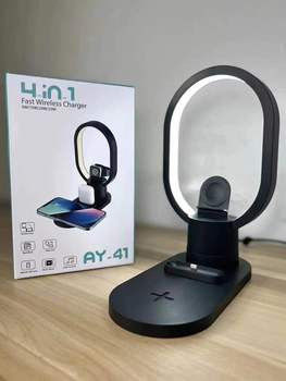 Caricabatterie senza fili multifunzione a LED