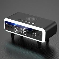 Clock di ricarica wireless Qi compatibile 5mm Distanza di ricarica per telefono