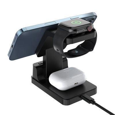 Indicatore di umidità allarme Qi caricabatterie wireless Clock Dock 0.3kg Iphone utilizzo