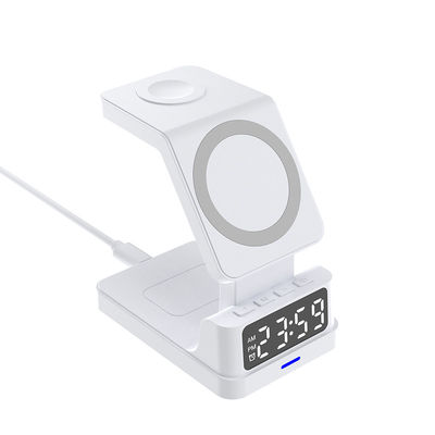 Indicatore di umidità allarme Qi caricabatterie wireless Clock Dock 0.3kg Iphone utilizzo