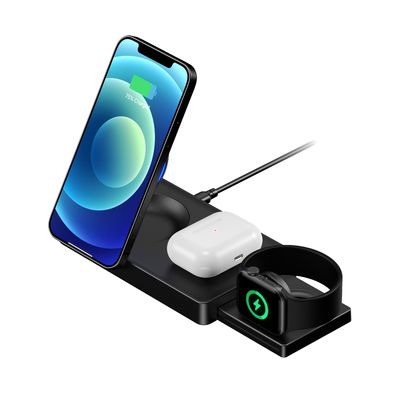 Carica veloce carica multifunzionale senza fili per iPhone pieghevole magnetico