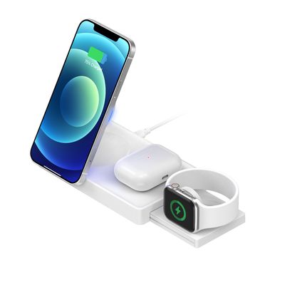 Carica veloce carica multifunzionale senza fili per iPhone pieghevole magnetico