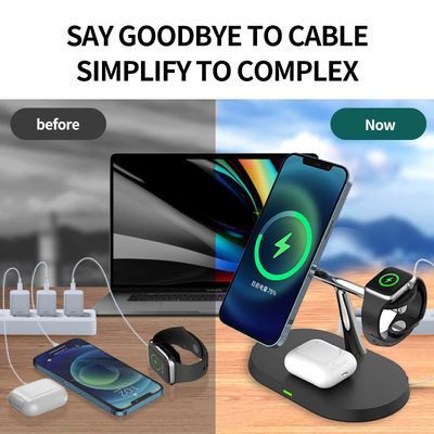 Caricatore wireless multifunzionale a ricarica rapida, Magsafing 15 watt