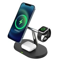 Caricatore wireless multifunzionale a ricarica rapida, Magsafing 15 watt
