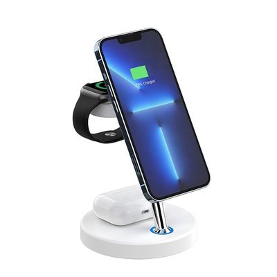 Caricabatterie senza fili multifunzione magnetica 3 in 1