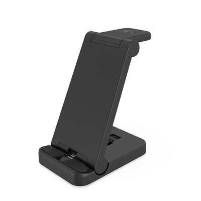 Caricabatterie wireless multifunzione portatile 3 in 1 Qi 15w ricarica rapida