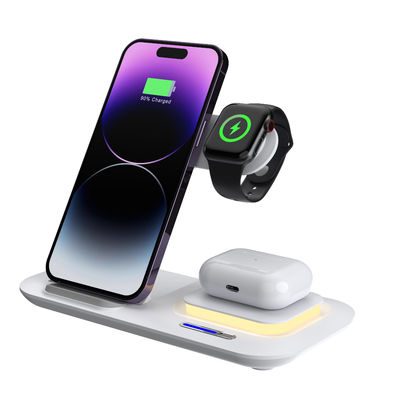 Multipli Dispositivi Qi Wireless Charger Dock Stand 267g Per telefono cellulare
