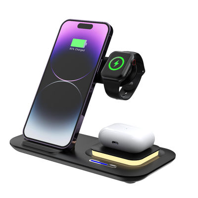 Multipli Dispositivi Qi Wireless Charger Dock Stand 267g Per telefono cellulare